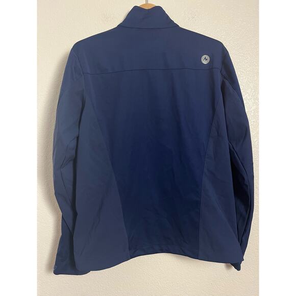 Marmot Gore Windstopper Navy Blue Zip Up Fleece Jacket Size M - Picture 8 of 8